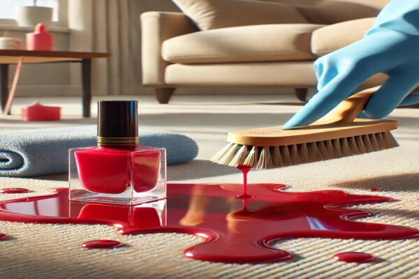 How to get nail polish out of carpet